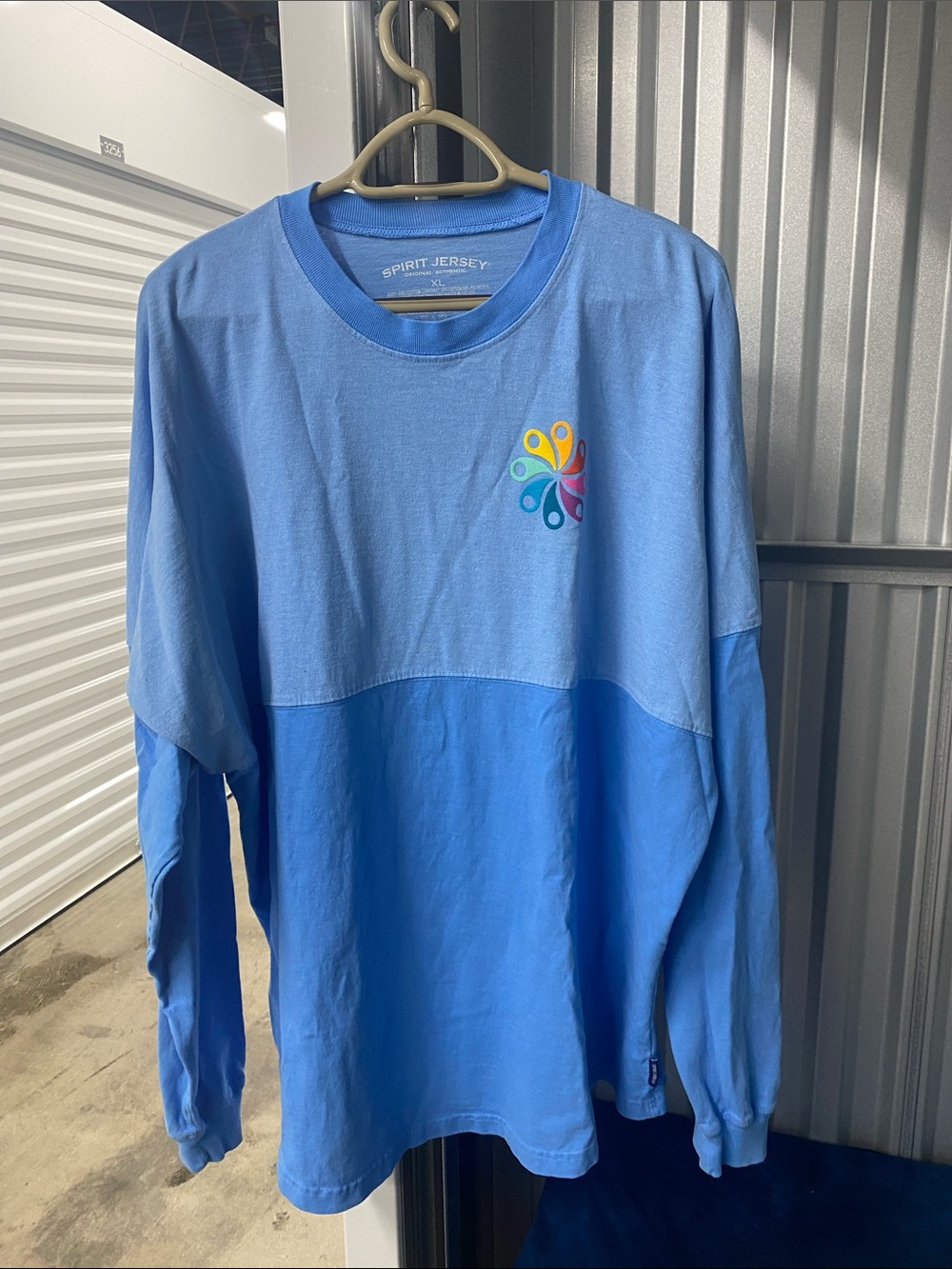 Two-Tone Light Blue Hersheypark Season Passholder Limited Shirt
